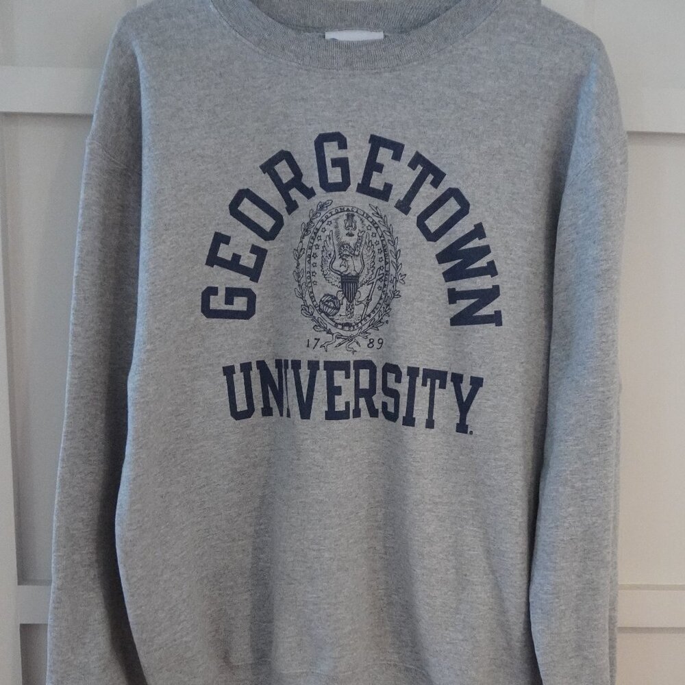 Vintage GEORGETOWN University Sweatshirt, Champion Unisex Ivy League 80s